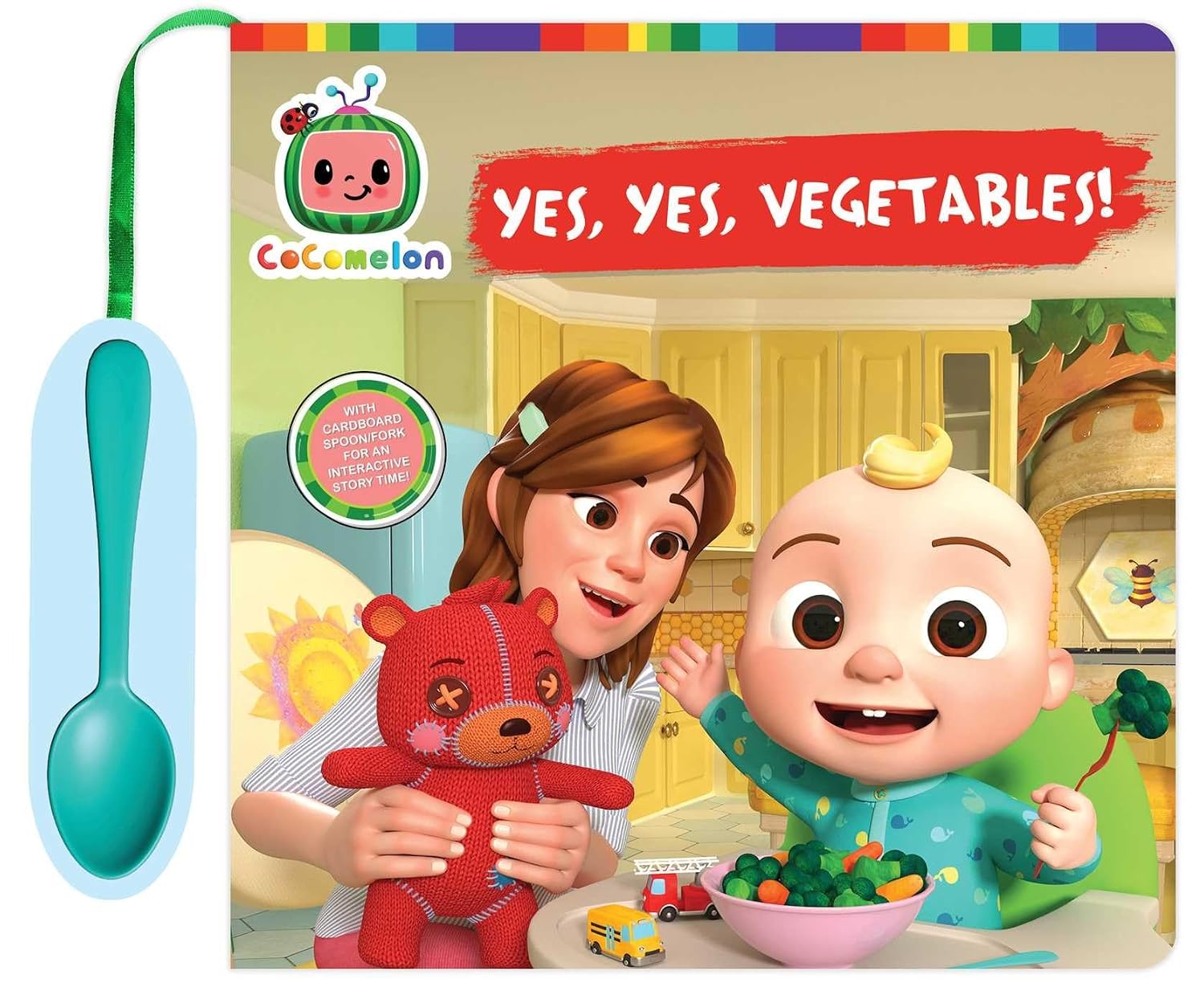 CoComelon Interactive Yes Vegetables book for toddlers