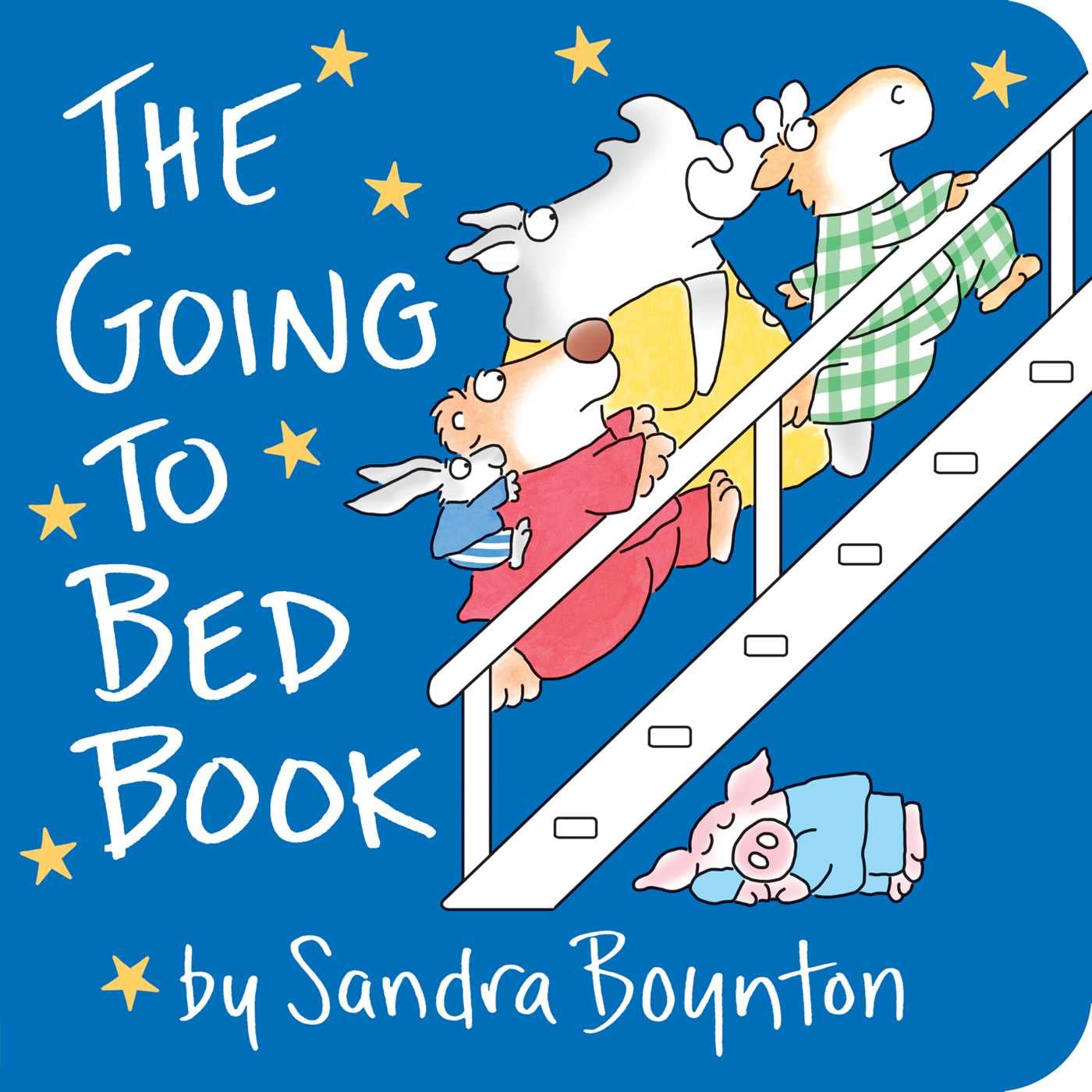 The Going to Bed Book by Sandra Boynton, colorful cover showing animals preparing for bed