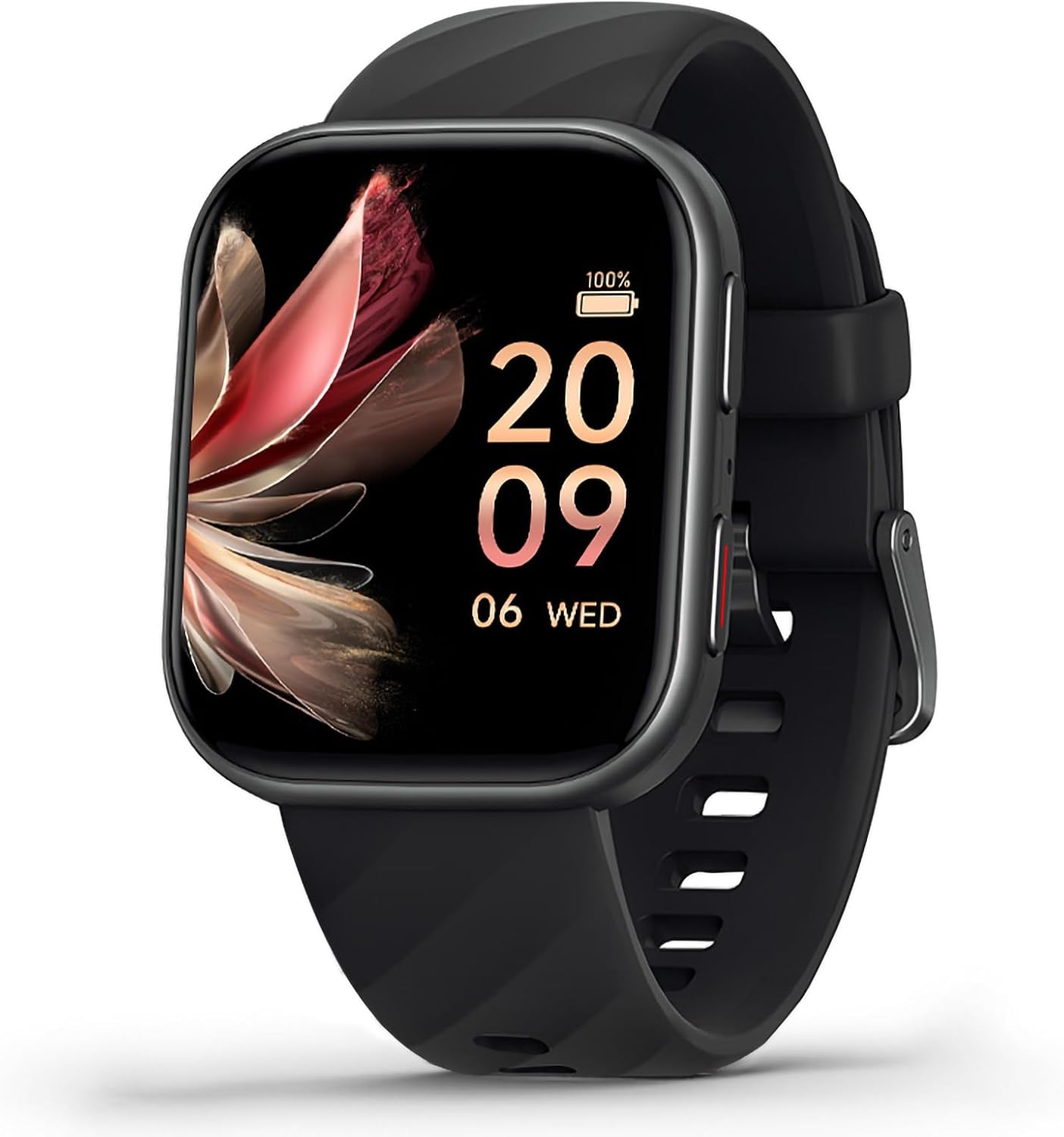 Fitvii HM57 smartwatch with a TPU strap and rectangular screen
