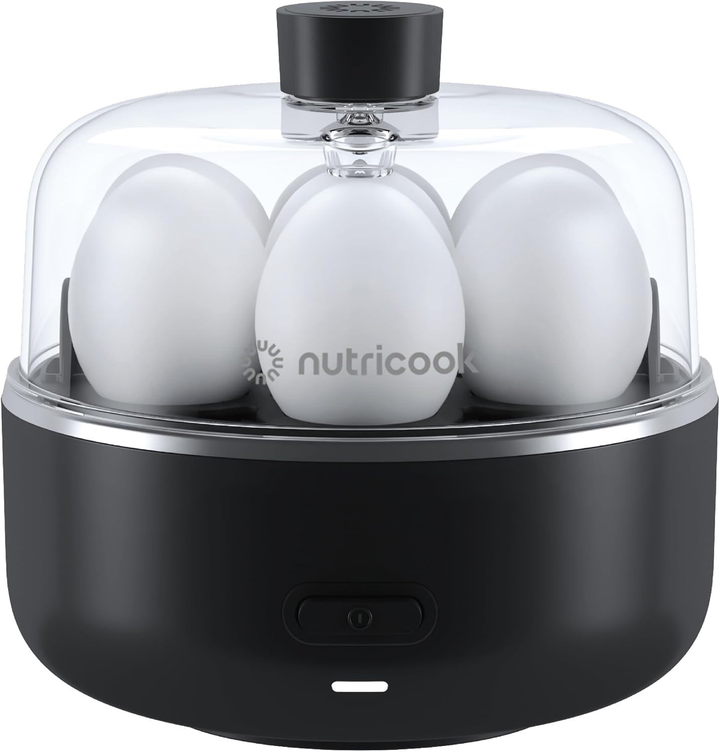 Nutricook NC-EC360 Rapid Egg Cooker in stainless steel finish