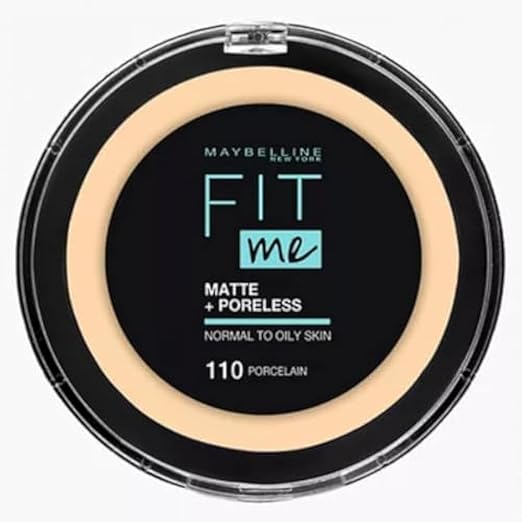 Maybelline New York Poreless Matte Powder in Porcelain shade compact