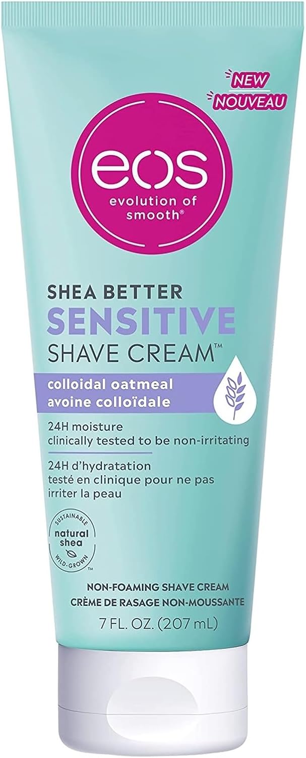 EOS Shea Better Sensitive Skin Shave Cream bottle