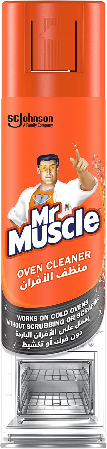 Mr Muscle Oven Cleaner Foam Spray bottle for grease removal 300ml